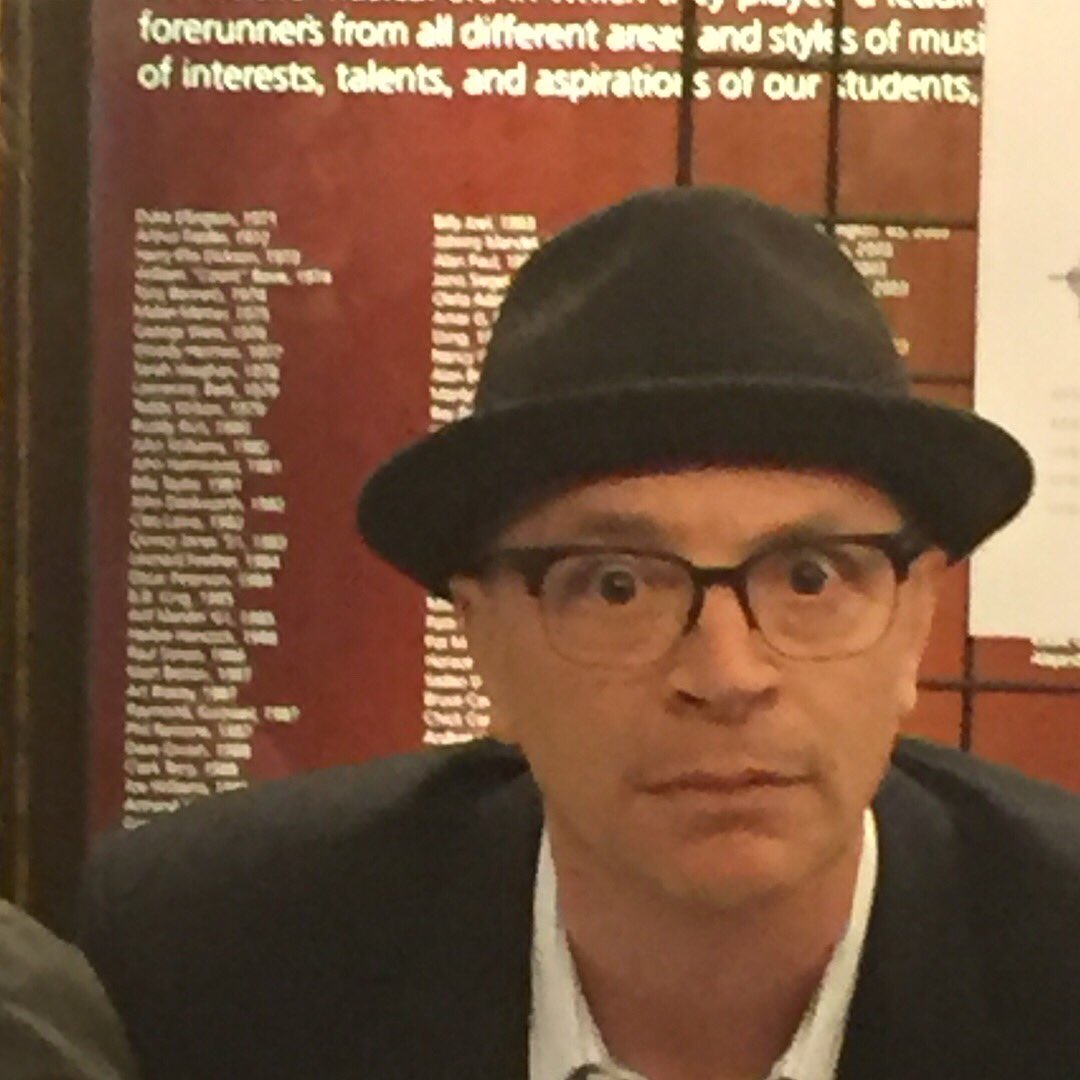 That awkward moment when <a href="/JoshMalina/">(((Jew)))</a> catches you taking his picture. Don’t tell him I’m a Rabbi and a fan! #sorrynotsorry Great 100th episode <a href="/WestWingWeekly/">The West Wing Weekly</a> <a href="/BerkleeCollege/">Berklee College of Music</a>