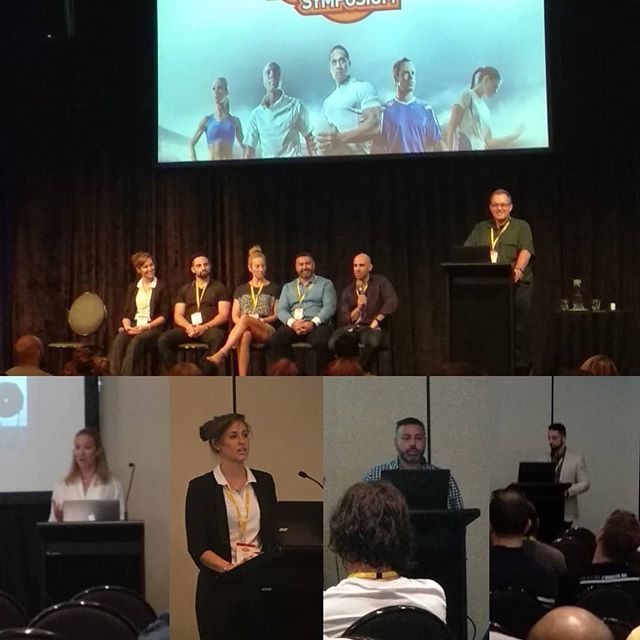SportsChiroAus's tweet photo. Great work @chiara.tii, @dr.nickpapas, @lcampagna74 and @fitshirechiro backing up their great speeches in the Masters stream with being up on the stage for an expert panel discussion. Apologies @fitshirechiro #SCASymp18 #sportschiro. https://t.co/mSkNhlvF6G https://t.co/EPtLOD26Jx
