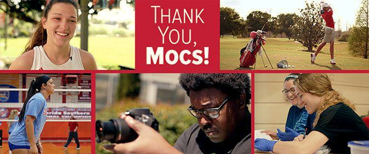 FSC's 3rd annual Day of Giving was a roaring success! 
During the 24 hours of #MocsGive hundreds of alumni and friends rallied together in support of FSC. Over 500 of you donated, raising more than $170,000. This outpouring of generosity will have a lasting impact.
Thank You.