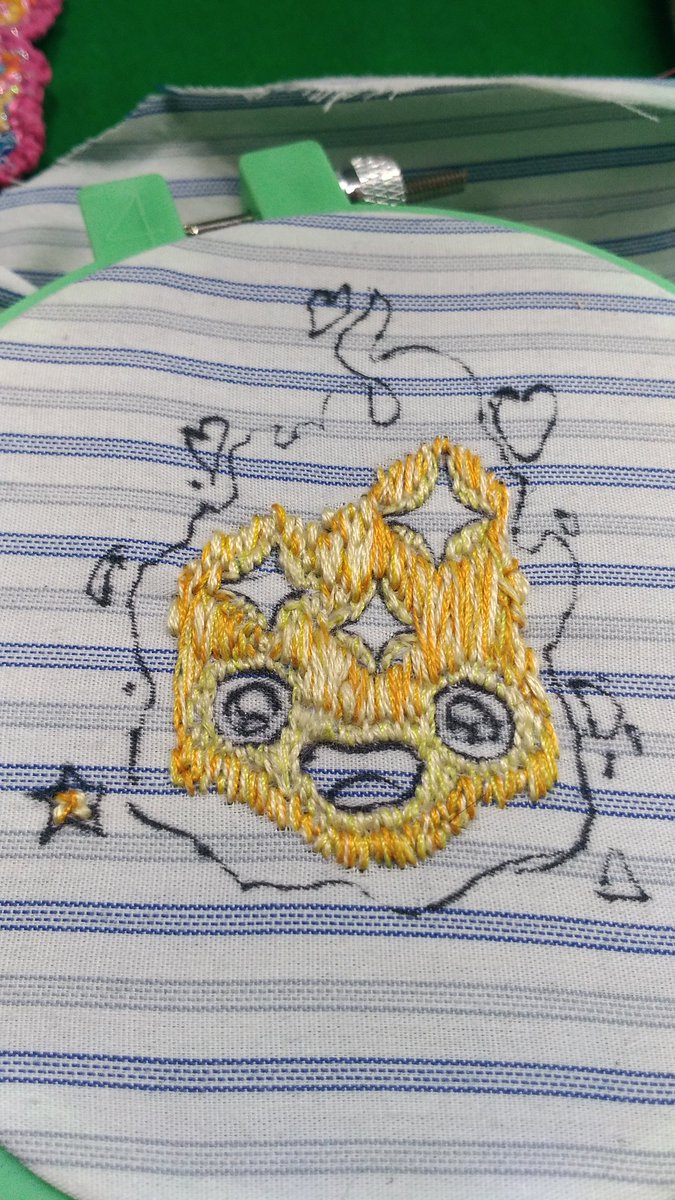 ChillinBuddhist's tweet photo. Staring stream. LoFi and Chill <3 #modgift #calcifer #embroidered #patchwork #handsewn #chillinbuddhist https://t.co/cx4Q4v5CNS