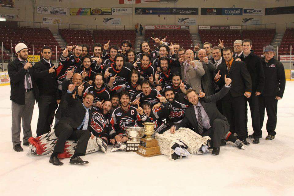 I'm told this was 6 years ago tonight! 3 days earlier same team lost 9-0 I think to <a href="/SpiritJrA/">Stouffville Spirit</a> but this group wouldn't be denied that night behind a memorable 40+ save performance by Johnny Kleinhans. 1st ever franchise Dudley win. Special group this was <a href="/cain_gm/">Kevin CainHockey Mgt</a> <a href="/prestonmizzi/">preston mizzi</a>
