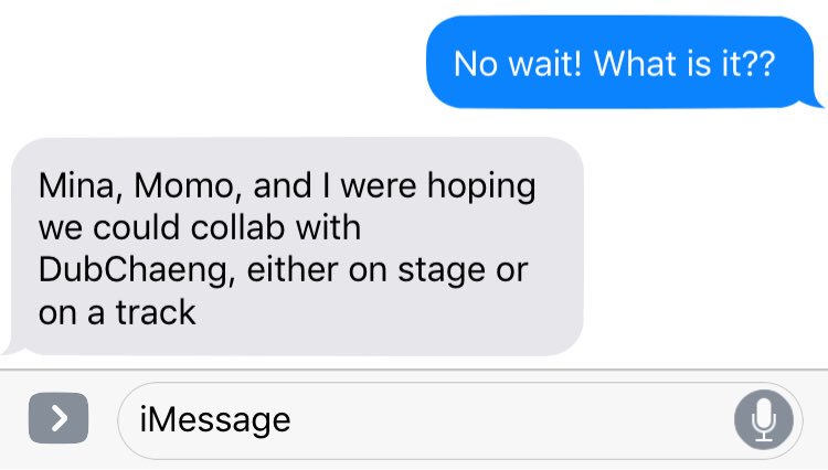 Sana and Cheyoung text, then Chaeyoung and Nayeon tweet