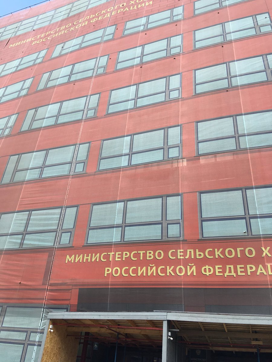 Pink_Putin's tweet image. Я конечно понимаю, что к приезду Путина рисуют улицы в городах России. А в Москве нарисовали целое Министерство Сельского Хозяйства.