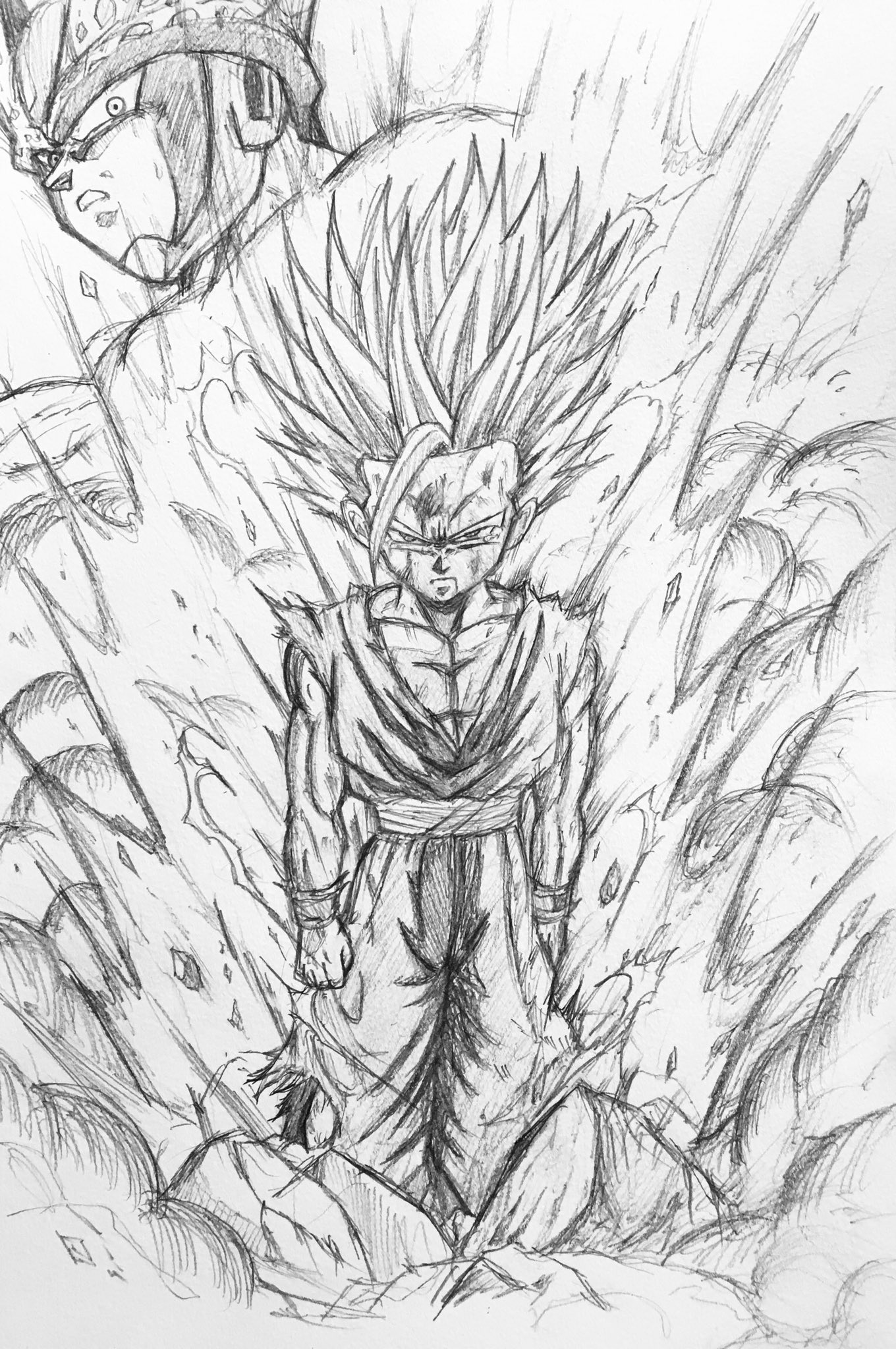 توییتر フジ太朗 در توییتر いきなりですが ドラゴンボール好きなバトルベスト5 第5位 悟飯vsセル 悟飯といえばスーパーサイヤ人2 影山ヒロノブさんの魂vs魂が流れながらの変身のシーンはホンマに鳥肌 またこんなカッコいい悟飯がみたいなぁ ドラゴンボール