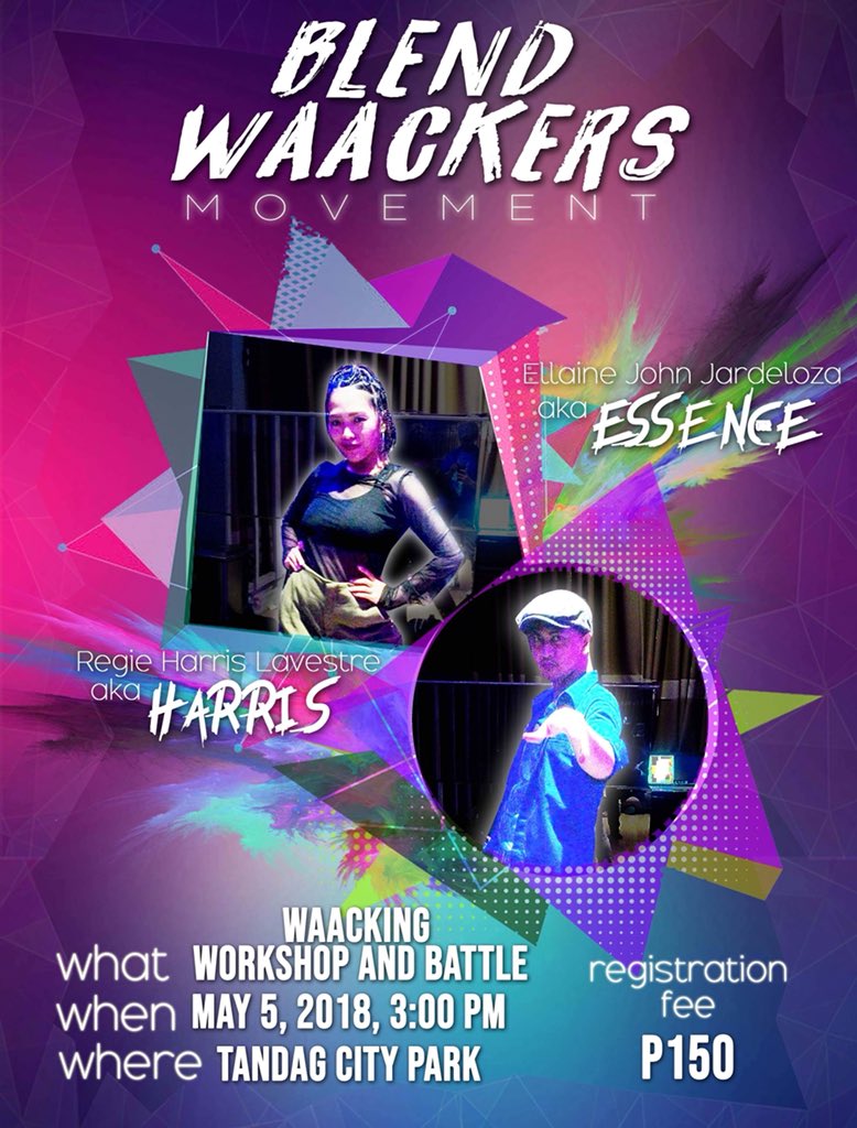 DsquaredCom's tweet photo. Let’s JAM! Let’s WAACK!
Let’s hype the DISCO up! ✨
Catch these two lit founders of the @blendwaackers movement and two of the most fine choreographers in @DsquaredCom in Tandag City!
Save the date Tandag pips!
#ReLivingDisco
#Waackforall
#BlendWaackers
#DsquaredCommunity https://t.co/q8wHaakbjT