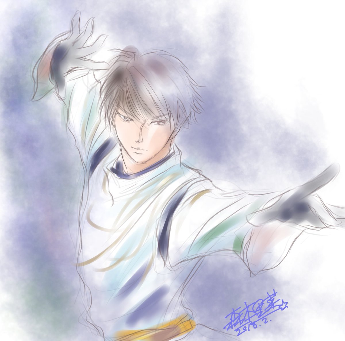 Nagisa 森本里菜 イラスト仕事アカウント 羽生くんのパレード 素敵すぎる こんなにたくさんの人を一瞬にして感動と幸せを与えてくれるって そしてまだ23歳なんだってこと 凄すぎる オリンピックの時の感動イラスト 再掲 羽生結弦