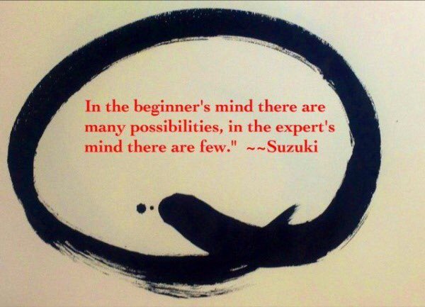 Shoshin: Cultivate a Beginner's Mind
