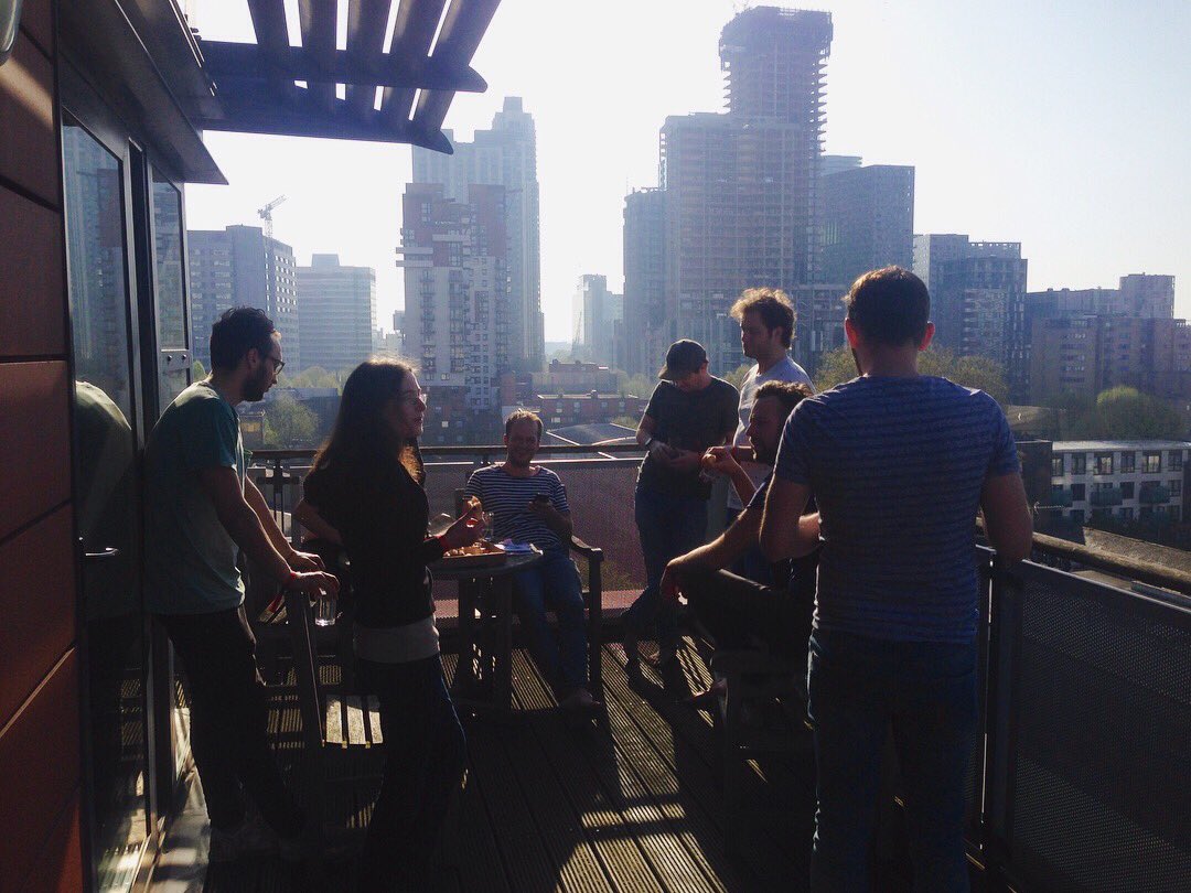 WUA's tweet photo. Good morning sunny London. Happy birthday to Henk! ☀️#BreakfastWithAView #LivingDreams #UPW2018 https://t.co/YcL7XEp8PN