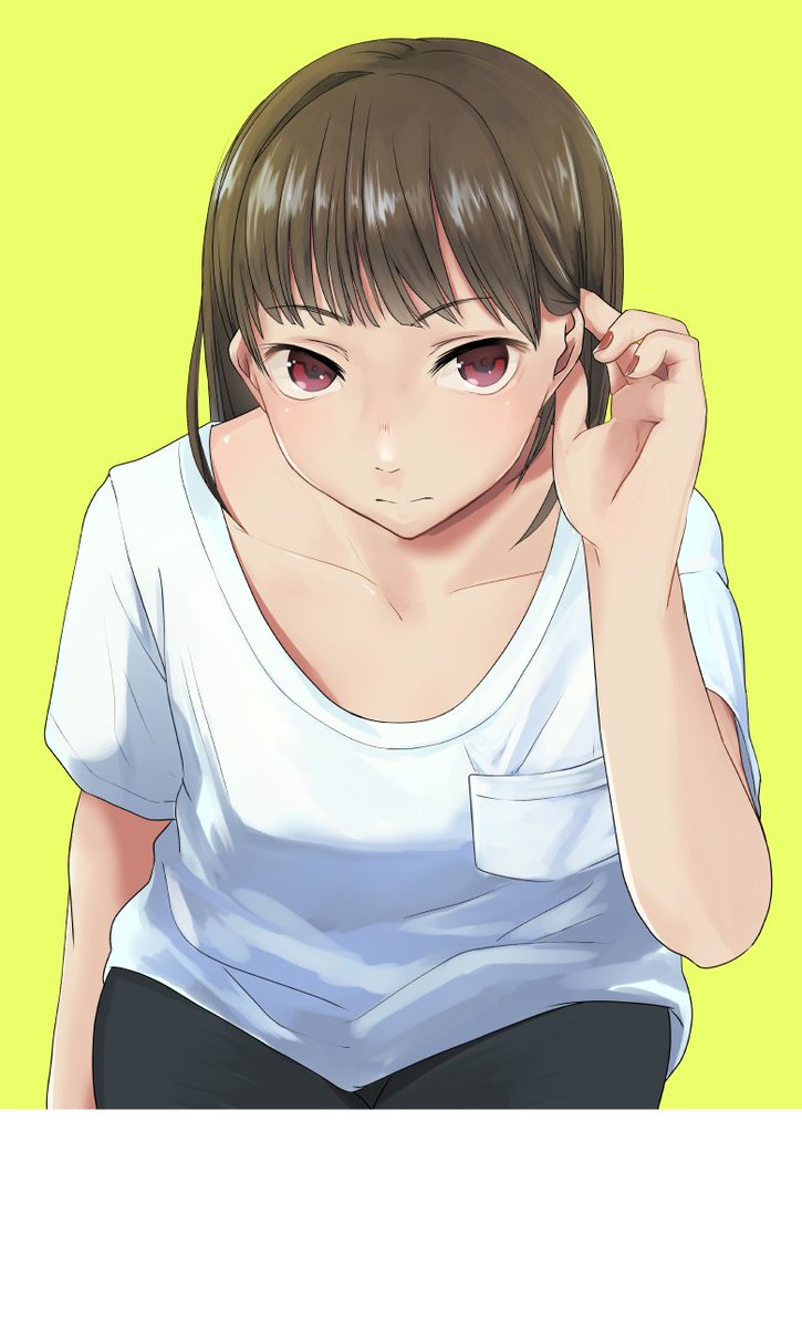「すごくうまくかけた気がする… 」|となりの岸田のイラスト