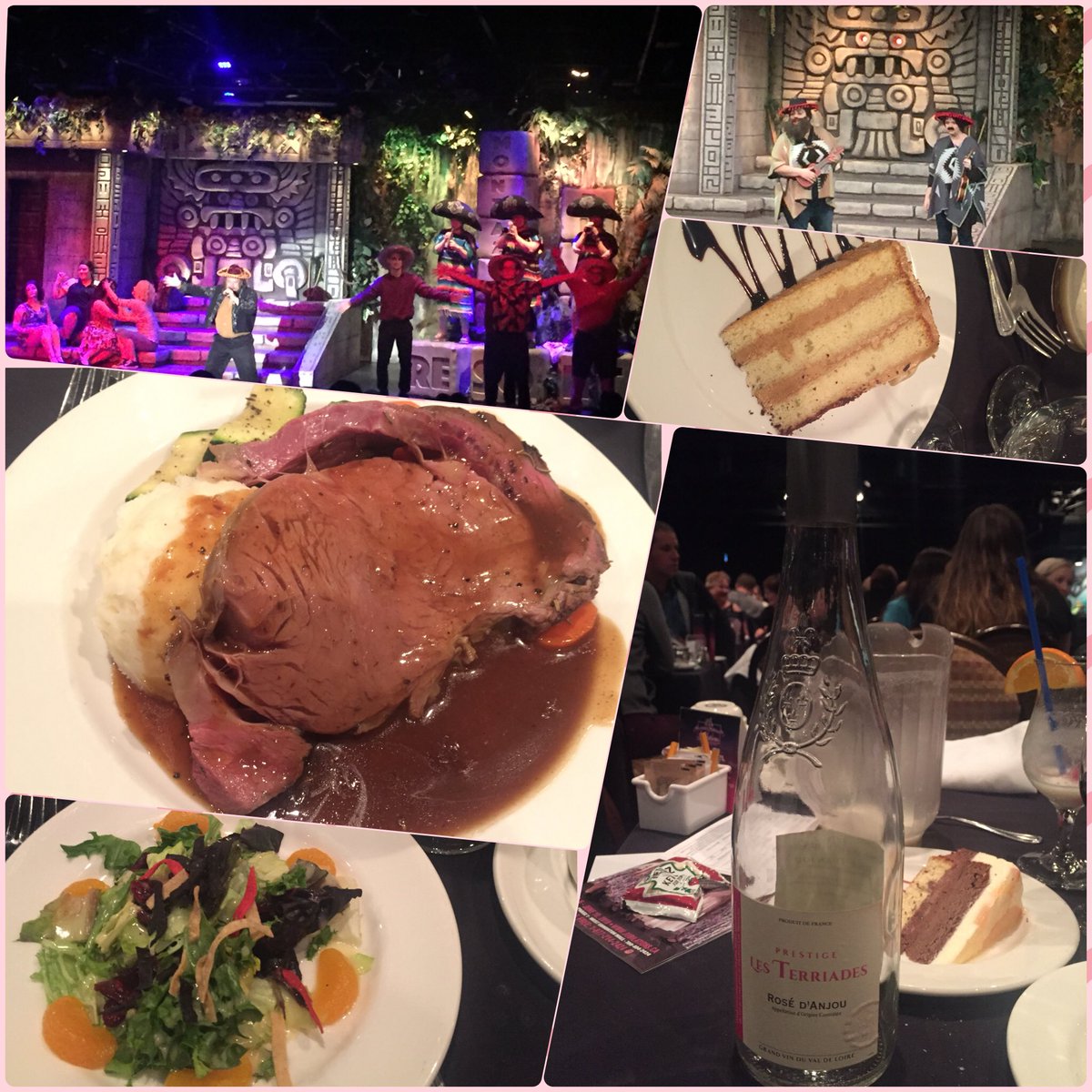 Congratulations to this girl, n Thanks to #TD Corporate Discount for these wine &amp; cocktails~! 😉😋🤣👍🏻🥂👰🏻💍  Great Show &amp; Food! @JubilationsEd 🎭