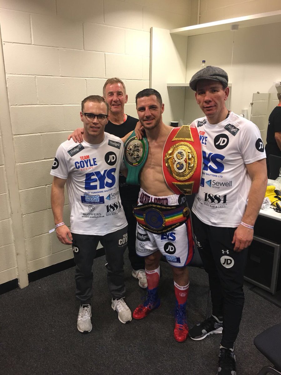 I finally did it, I'm the Champ. All them years of Hard Work, Sacrifice and Perseverance paid off last night. A message to anyone with a dream never ever give up on it. EVER! Bite down and dig in hard ships and adversity are your apprenticeship in success. #AndTheNew
