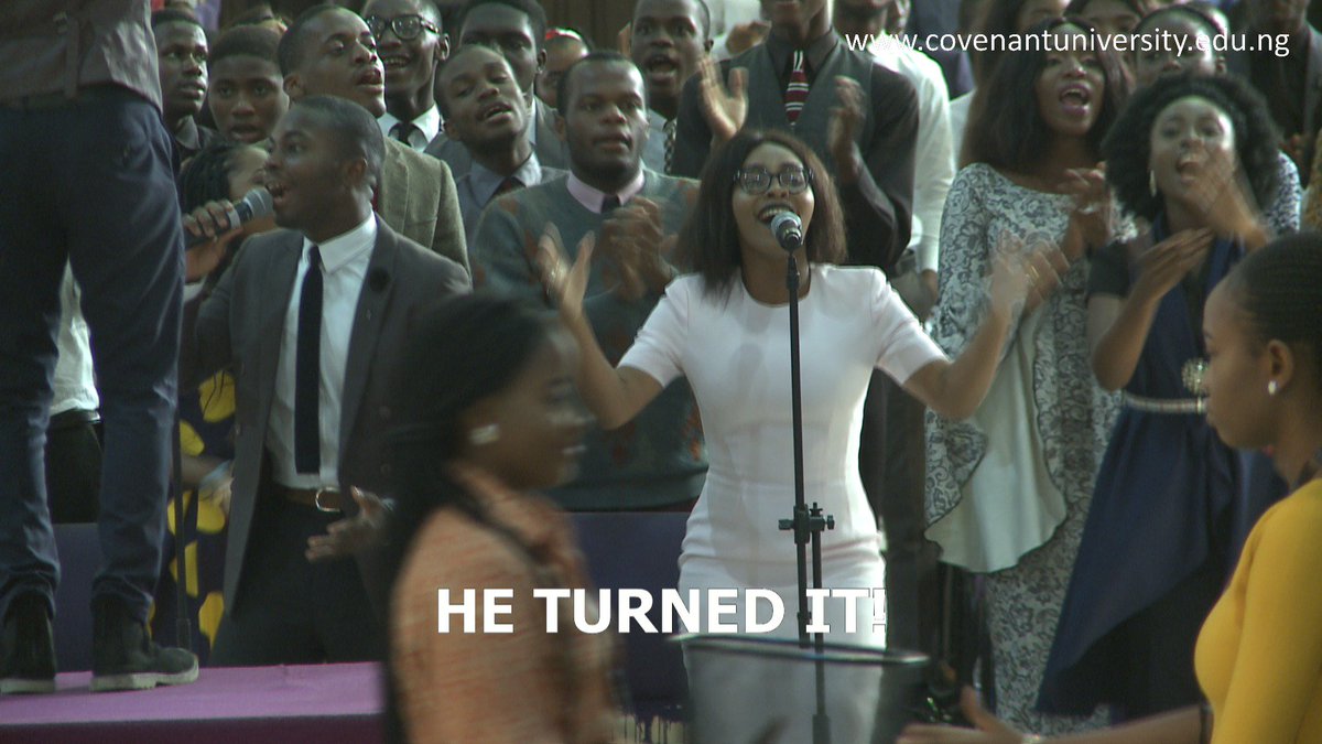 CovUniChapel's tweet image. Covenant University Contemporary Choir presents "He Turned It" by Tye Tribbett @TyeTribbett @CUHEBRON @lfcwwyouths @rogcu_  #Sunday2ndservice @The13thSet #lastsundayservice
