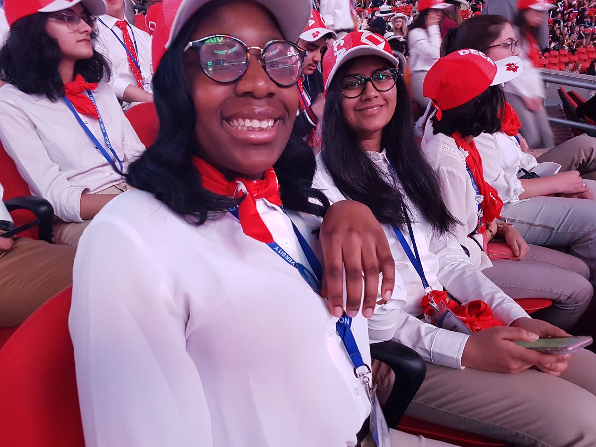 _megharaj's tweet photo. Day 1 down! Training all day and the opening ceremony! @HMBSSBlizzards @HMBSSDECA #hbtakesicdc https://t.co/N7FjvPAIZl