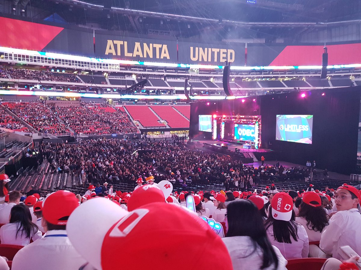 _megharaj's tweet photo. Day 1 down! Training all day and the opening ceremony! @HMBSSBlizzards @HMBSSDECA #hbtakesicdc https://t.co/N7FjvPAIZl