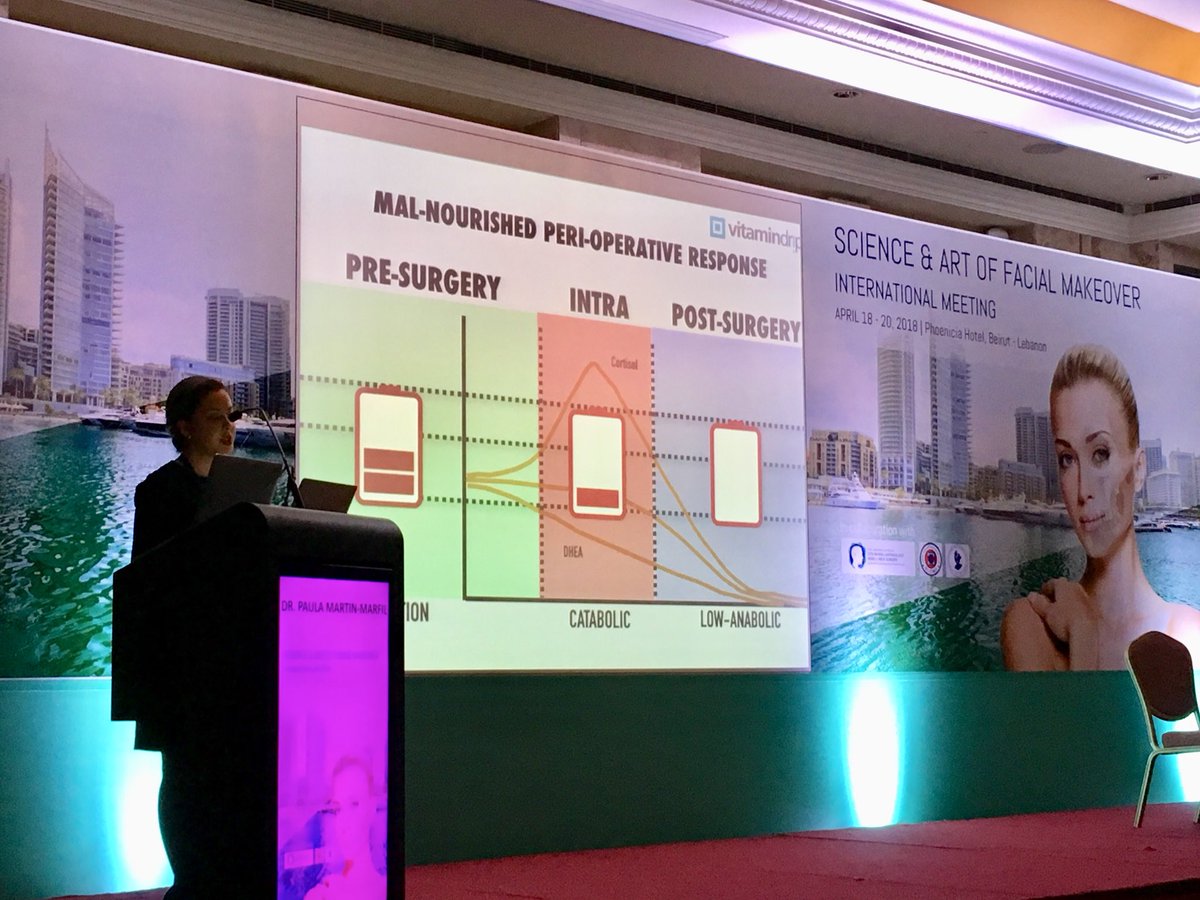 drnabilfakih's tweet photo. Proud of @drmartinmarfil for her innovation lecture of @vitamindrip BoosterHeal to recover faster after surgery #facialmakeover #lebanon https://t.co/HJwvFJlP00