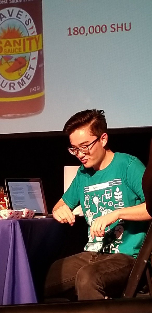 HackDFW's tweet photo. The moment when the sauce hits! πΆπ₯πΆπ₯ #HackDFW #HotBytes #HotOnes #EarthxHack https://t.co/PX9onuSbsX