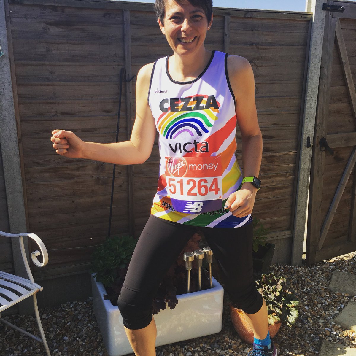 #londonmarathon #teamVICTA I’m all set and raring to go.