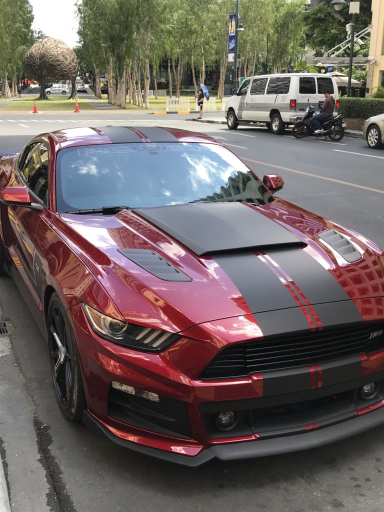 massimobarone's tweet photo. #Ford Mustang custom #Rousch https://t.co/hYlOeHECYS