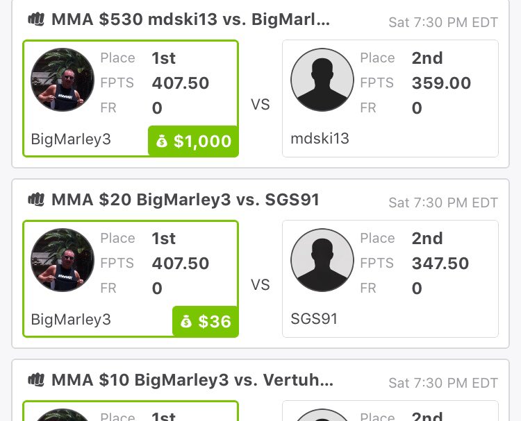 BigMarley3's tweet photo. Saved by the doc once again. #StackInCash #UFCAC https://t.co/Jgkpxa3urA