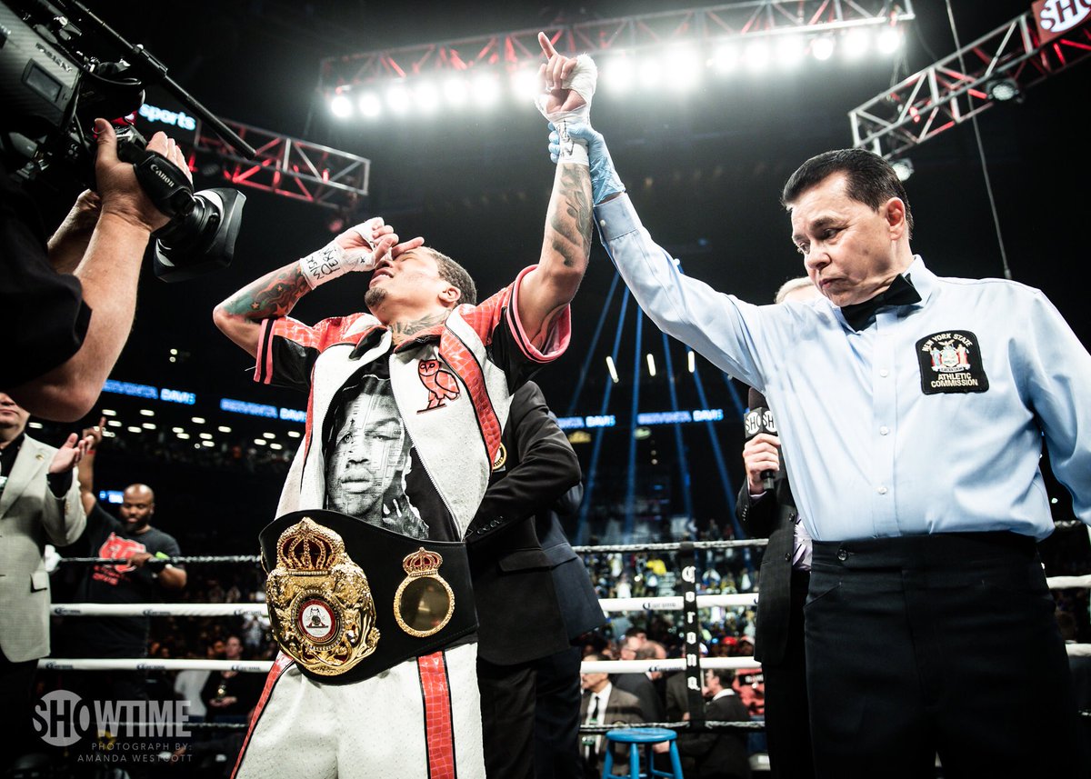 Congrats <a href="/Gervontaa/">Gervonta Davis</a> on winning the WBA Super World Title and becoming the youngest two-time world champion! He’s now 20-0, 19 KOs... 🦍 #TheOne