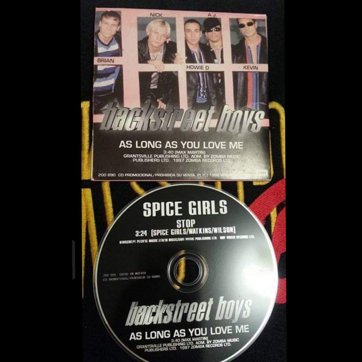 nickytoronto's tweet photo. @backstreetboys #BSBCDoftheday #25YearsofBSB
As Long As You Love Me - 1 BSB Track promo cd with The Spice Girls
1 - As Long as you Love Me
@kevinrichardson @nickcarter @brian_littrell @howied @aj_mclean https://t.co/ARc01i9g4g