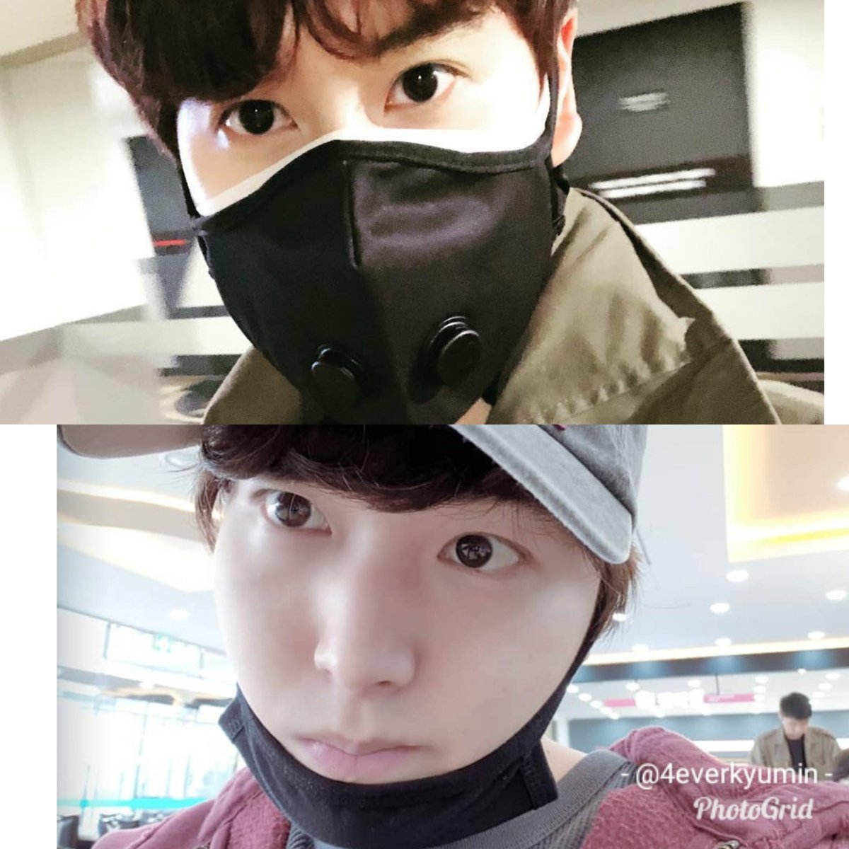 My mask couple!! 😷👬💚💗
 #kyumin  #kyuhyun #sungmin 
 #규민  #규현  #성민