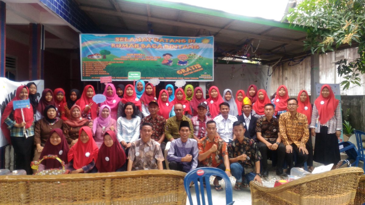 PsdSumsel's tweet photo. Selamat dan Sukses atas Peresmian Rumah Baca Bintang desa Sukabumi Kec. Cempaka Kab.#OkuTimur
#Gemarmembaca
@EkoSandjojo 
@taufikmadjid71
@FahriLabado
@zella0602
@EdiSuanto6 
@Jumeri_ekas 
@Indha30
@DedyDharmaRiza1
@Bulkin1702
@PsdSumsel
https://t.co/kyVnGDwIPk