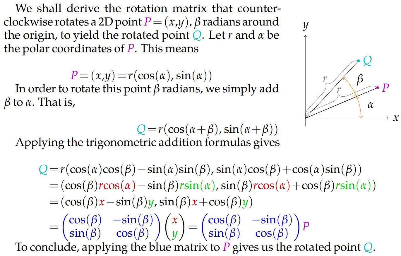 Eric Arneback A Twitter Below I Have Written Down A Concise And Sweet Derivation Of The 2d Rotation Matrix For Future Reference Following This The 3d Rotation Matrices Can Easily Be Derived