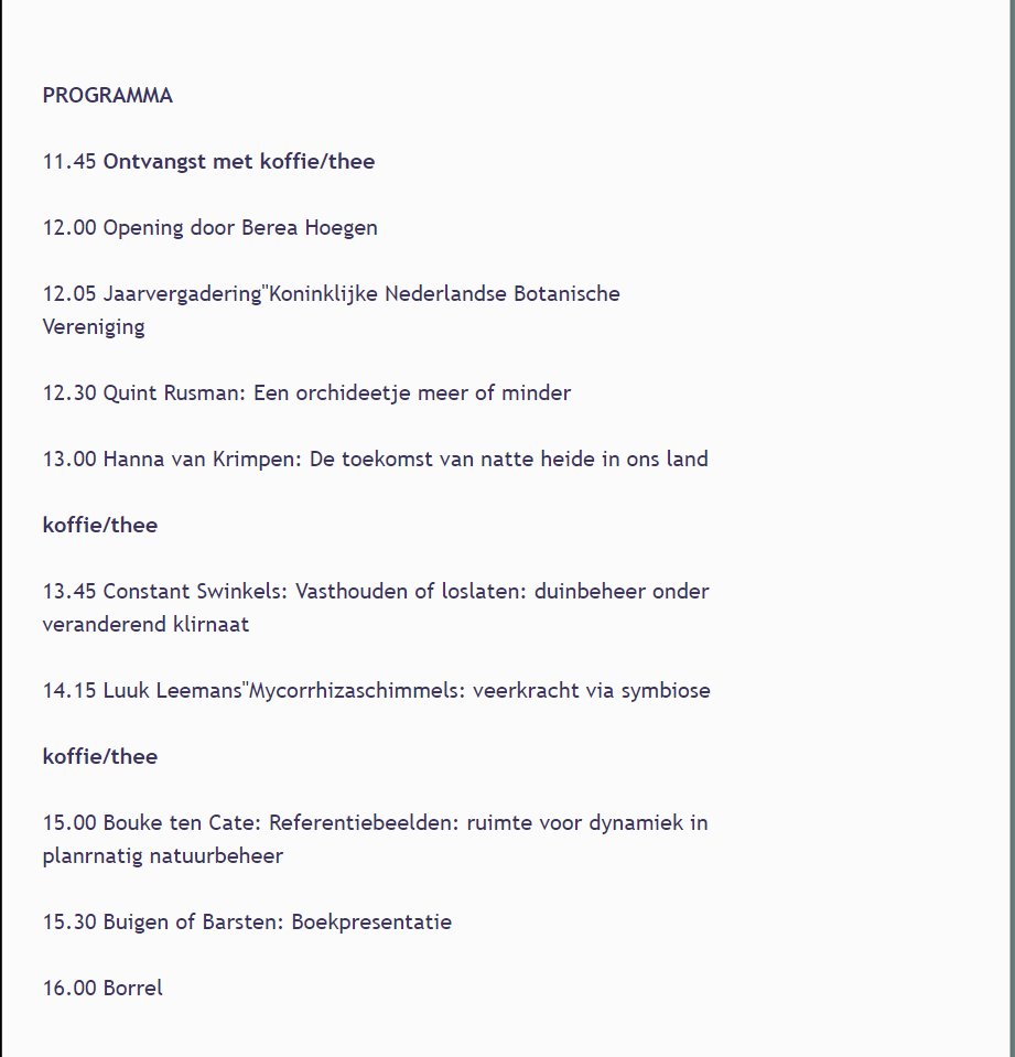 E_van_den_Ham's tweet photo. #Buigen of #Barsten, over de veerkracht van de #Natuur
@KNNVUitgeverij (https://t.co/JvkFkTU7xn)
Presentaties 24 april @Hogeschool_VHL in Velp. Met lezingen van de auteurs en de #KNBV jaarvergadering.
https://t.co/ZKOKNHI596 https://t.co/4fMnxuRASQ
