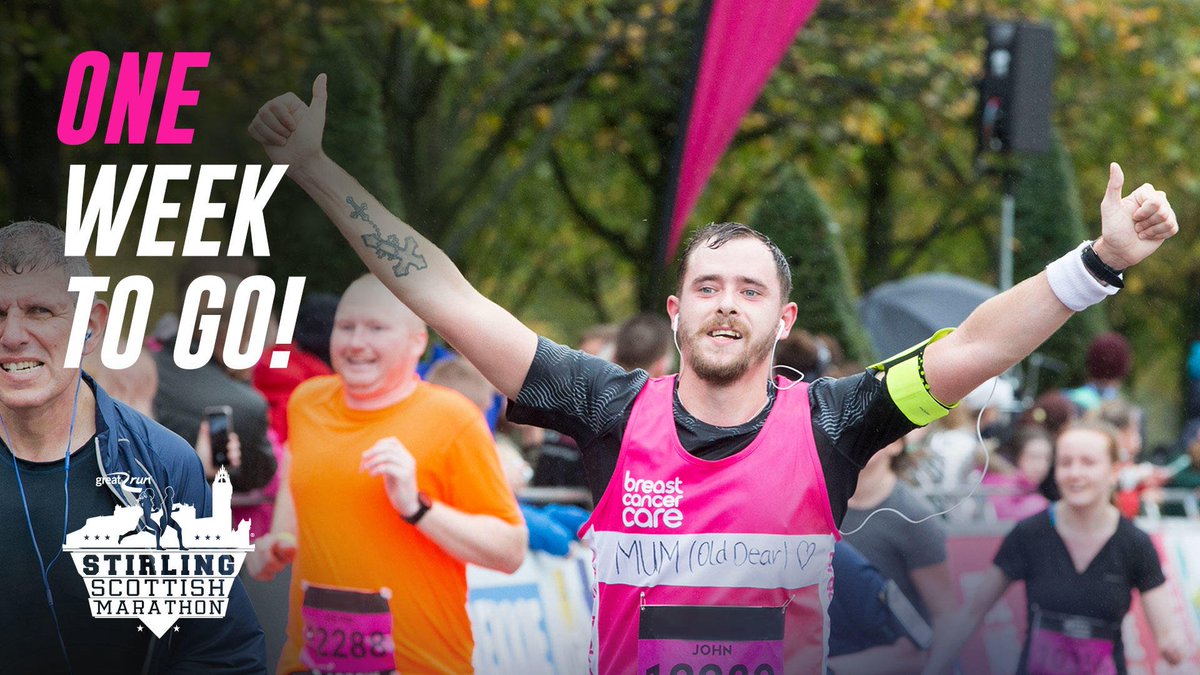 It's the return of #StirlingMarathon and NEW half marathon on Sunday 29 April 👟

Which distance will you be taking on with us? 🏃