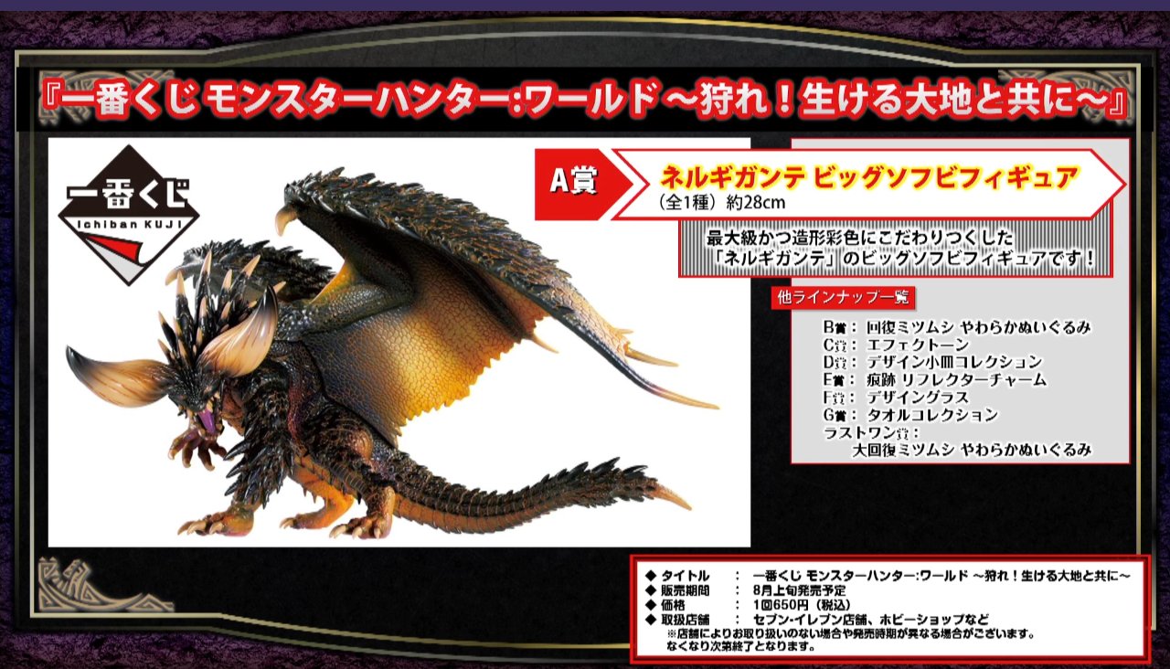 Kogath Sunbreak Also Confirmed On Stream There Will Be A Statue Of Monsterhunterworld S Flagship Monster Nergigante From Ichiban Kuji T Co Minbgawajm Twitter