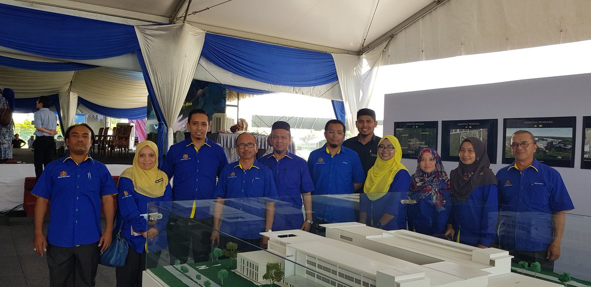 Majlis pecah tanah hospital pendang olih YAB PM