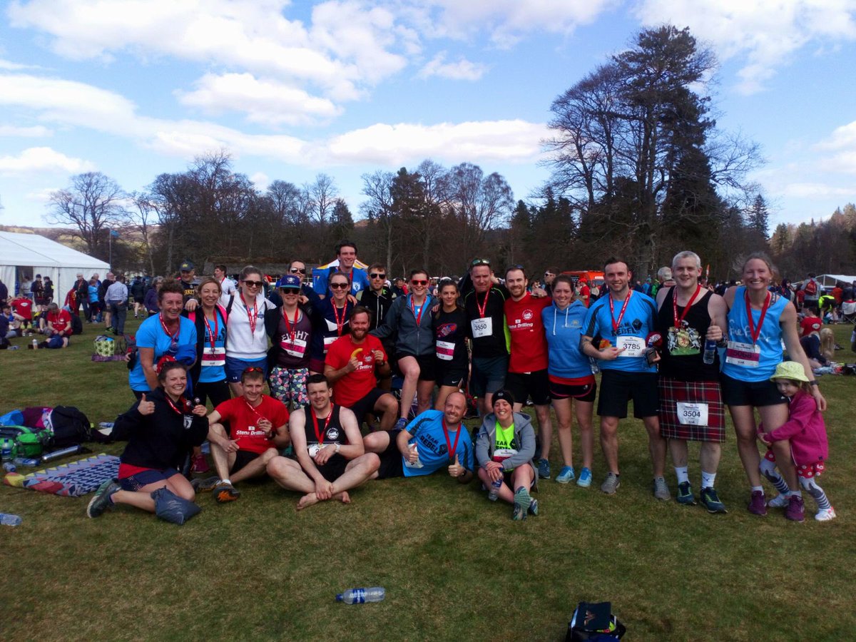 Rebel_PT's tweet photo. *woohoo* fantastic first day at @RunBalmoral this year! Well done #Rebels you guys nailed it, with many doing the 5k and 10k race. Shoutout to the crew returning today for the rest of the Devil of Deeside #RunlikeARebel #RunBalmoral https://t.co/yPlG43et1Y