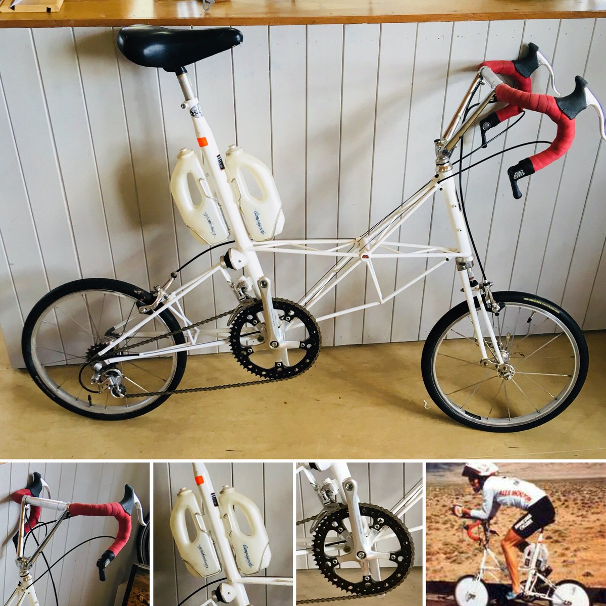 Trad_Cycle_Shop's tweet photo. Dave Bogdanโs 1988 RAAM Moulton AM SPEED is on display at The Traditional Cycle Shop. Come and have a look and I might even let you stroke it.
#moulton #amspeed https://t.co/TbWaYYXZan