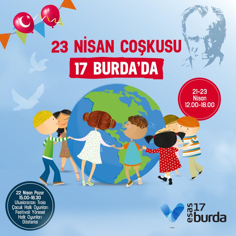 17 Burda Avm On Twitter Minikler 23 Nisan Ulusal Egemenlik Ve