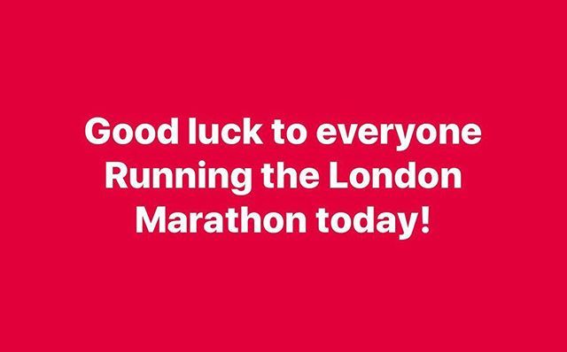 jameskeithrose's tweet photo. Good luck to everyone #Running the #londonmarathon today! enjoy it! ๐
#run #london #marathon #charity #greatestrunever https://t.co/n9bQosfSND https://t.co/6c5ueGP9DP