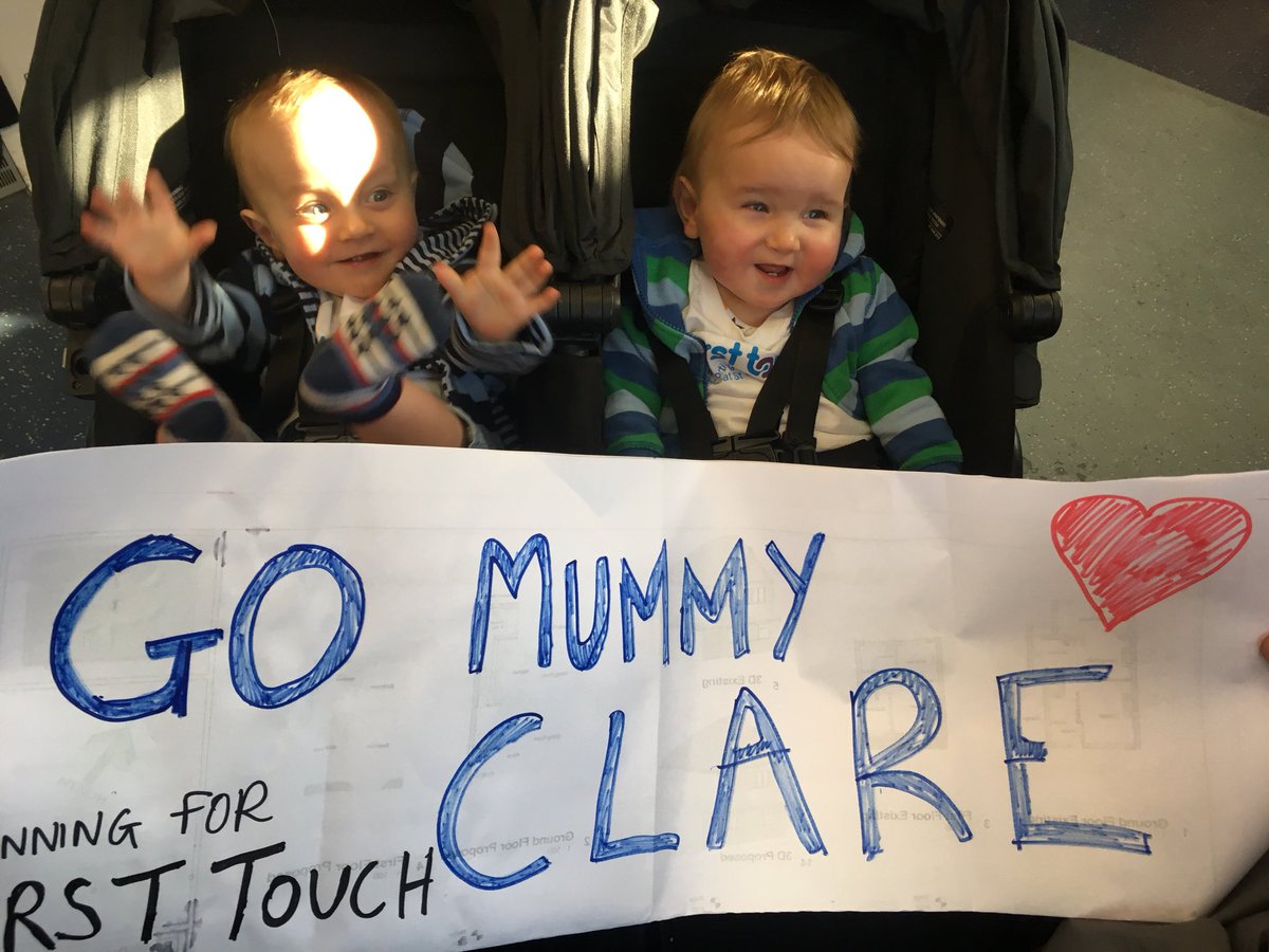 TrowSusanna's tweet photo. On our way @LondonMarathon @FirstTouchNNU https://t.co/QsxCctZXuG