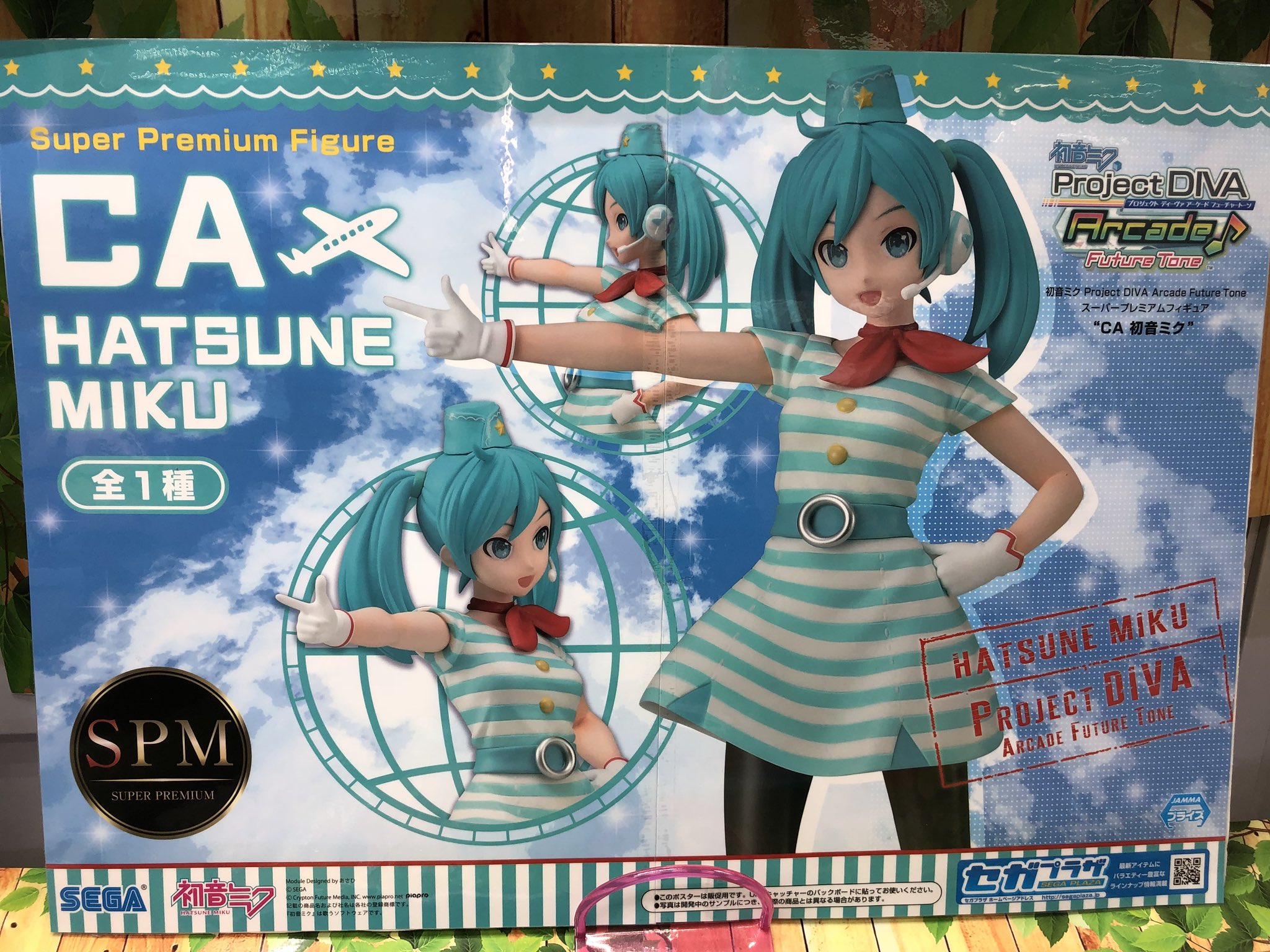 初音ミク Project DIVA Arcade 等身大スタンドPOP 初音ミク Project DIVA Arcade：ver.B稼働は明日7/5（木）より