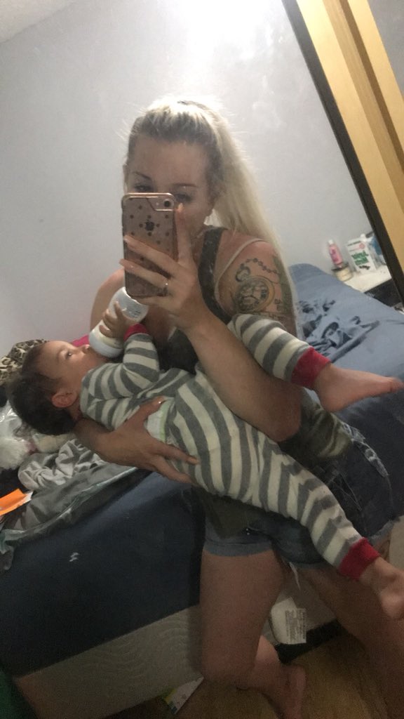TooThickForHay's tweet photo. My baby isnโt a baby anymore ๐ฉ๐ #halfmysize https://t.co/N9bt2YclYp