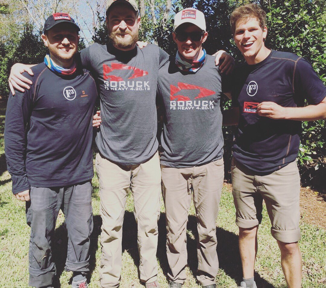 24 hours, 44 miles. 29 PAX conquered F3 GoRuck Custom Heavy 05. Ridiculously proud of the men from <a href="/F3Nation/">F3</a> who crushed this event. I know I couldn’t have done it without you. <a href="/f3capefear/">F3CapeFear</a> <a href="/F3Raleigh/">F3 Raleigh</a> <a href="/F3ENC/">F3ENC Crossbones</a> <a href="/f3carterico/">F3 Carterico</a>