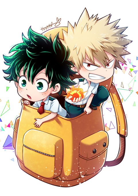 勝デクのtwitterイラスト検索結果 古い順
