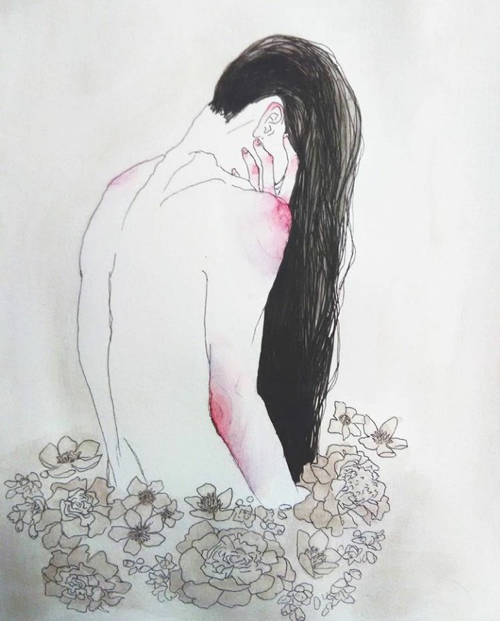 Ssentience's tweet photo. Back in 2016 🍃

#art #watercolor #ink https://t.co/txMNK7UGom