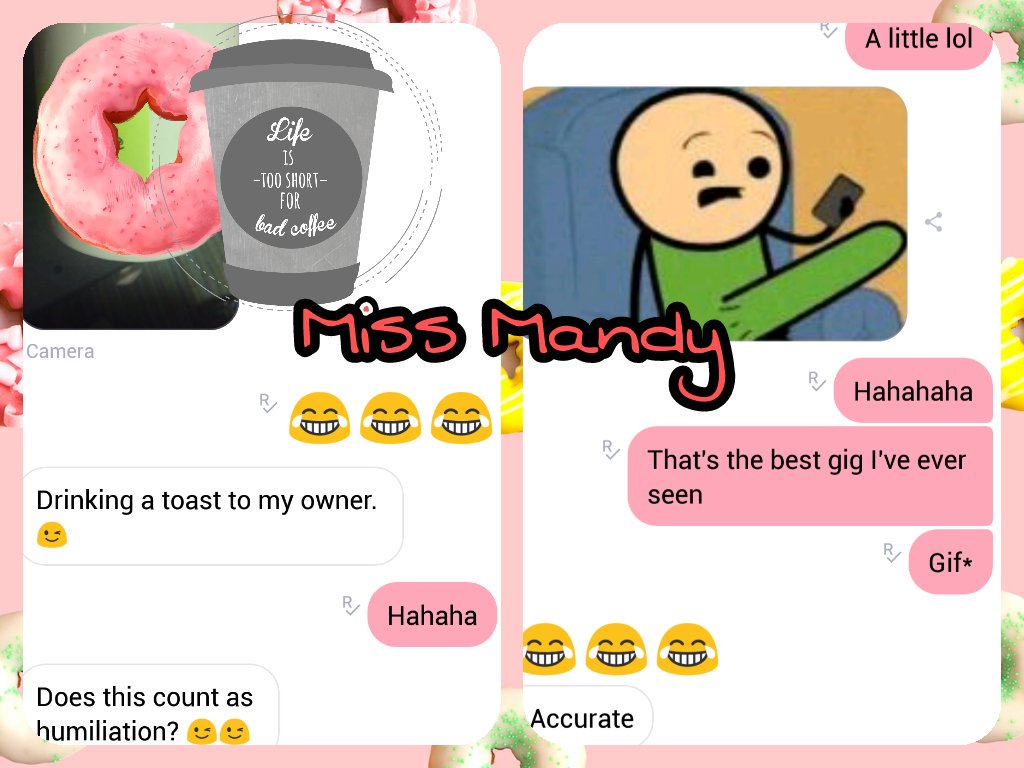 MistressMandyS's tweet photo. If you're going to serve me a sense of humor is a must. 😂 if you can make me laugh, you're good.   #exploringkink #humiliation #coffeetime #submissive #findom #FUNDomme https://t.co/2oe7PIv1np