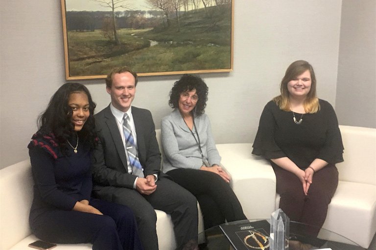oaklandu's tweet photo. Each spring we recognize three senior students for distinguishing themselves as outstanding scholars and leaders. The Alfred G. Wilson and Matilda R. Wilson awards are two of the most prestigious honors the university presents to students. https://t.co/YhGAyJUghh #ThisIsOU https://t.co/scEj6S5Fy2