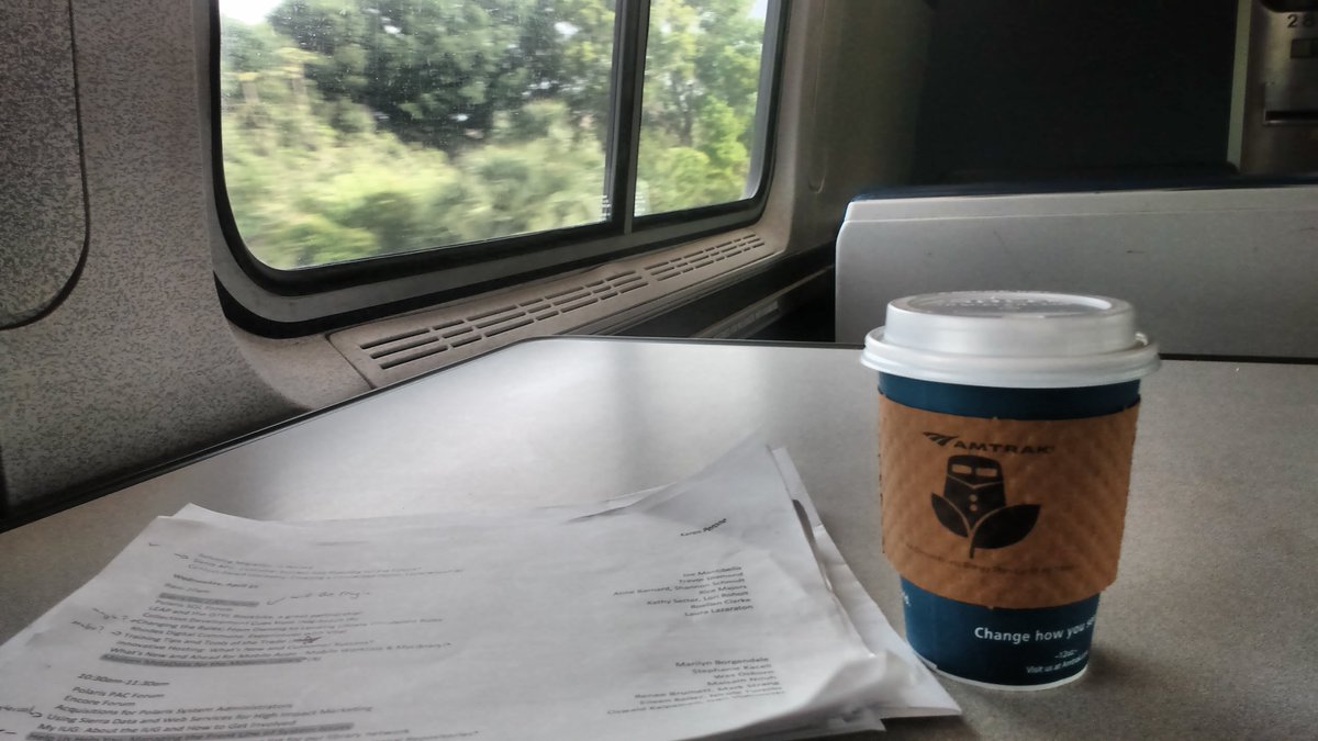 tamahoc's tweet photo. en route to #iug2018, coffee + session scheduling. thinking this is going to be a v practical week... #solvealltheproblems https://t.co/uOh79ovJPj
