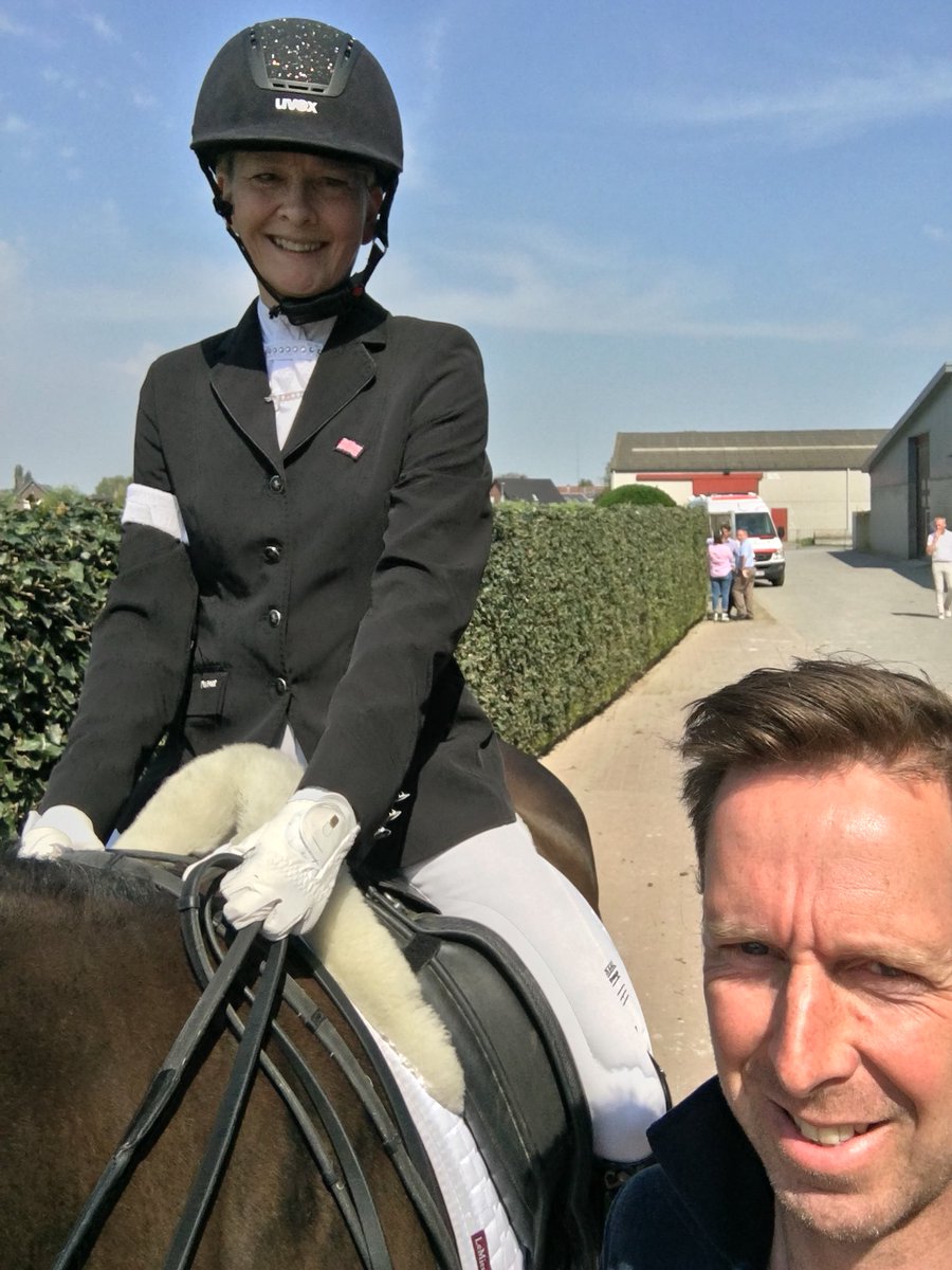 WatsonDressage's tweet photo. @GatehouseHats @TheMTCollection @FarnamHorse @HarryDabbsSM @goodbyeflys @rosemerykay great few days in Waregem Para Int https://t.co/itVyuJJc2n