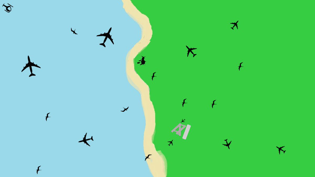 ✈️Bon dia, actualitzem el mapa en directe del tràfic aèri. Hora actual 15:20 (+0 HSER). Cada dia tenim l'espai aèri més carregat. Hem donat l'ordre a l'<a href="/HelicopterSER/">Puto Helicòpter de Sant Esteve de les Roures</a> de no apropar-se terra endins i vigileu que tenim a la <a href="/BruixaDe/">Bruixa de dol</a> volant prop de la platja!