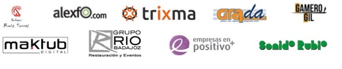 ¡Gracias a <a href="/bodegasruiztorr/">Bodegas Ruiz Torres</a> ​, <a href="/alexfocom/">Alejandro Barredo</a>​, <a href="/TrixmaST/">Trixma</a> , <a href="/revistagrada/">Revista Grada</a>​, <a href="/GameroGil/">Gamero Gil</a>​, <a href="/Maktub_Digital/">Maktub Digital</a> ​, <a href="/gruporiobadajoz/">Grupo Río Badajoz</a>, <a href="/EmpresaPositivo/">Empresas en Positivo</a> y <a href="/SonidoRubio/">Sonido Rubio</a> por cu apoyo y colaboración a los XI Premios ROS¡