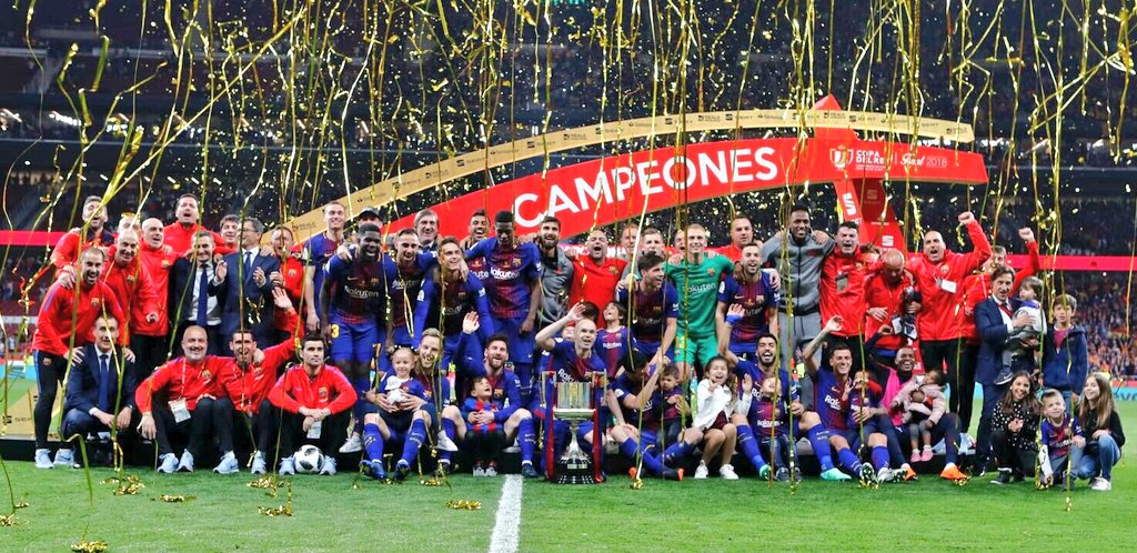 Melik81's tweet photo. Campeones de Copa de Rey!
30 🏆 en las vitrinas, 4 🏆 de manera consecutiva, no hay club que respete y quiera más el torneo de su majestad. Todos las temporadas la juega al límite para ganarla y está más que demostrado.
Visca el Barça! Viva el Rey!
#campeonesdecopa #30Copas https://t.co/YvCTbvD0SF