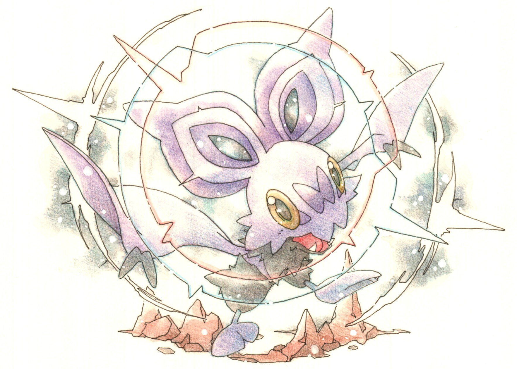 Twitter এ 旧 Inori 今日のポケモン図鑑 ｎｏ ６８８ オンバットの ちょうおんぱ T Co Uhsgdbfhem ট ইট র